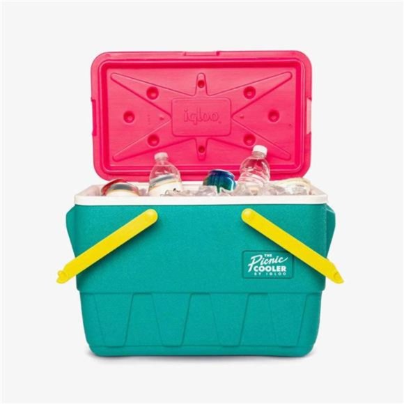 Igloo Special Edition 25 Quart Picnic Basket Hard Side Insulated Cooler - Picture 4 of 6